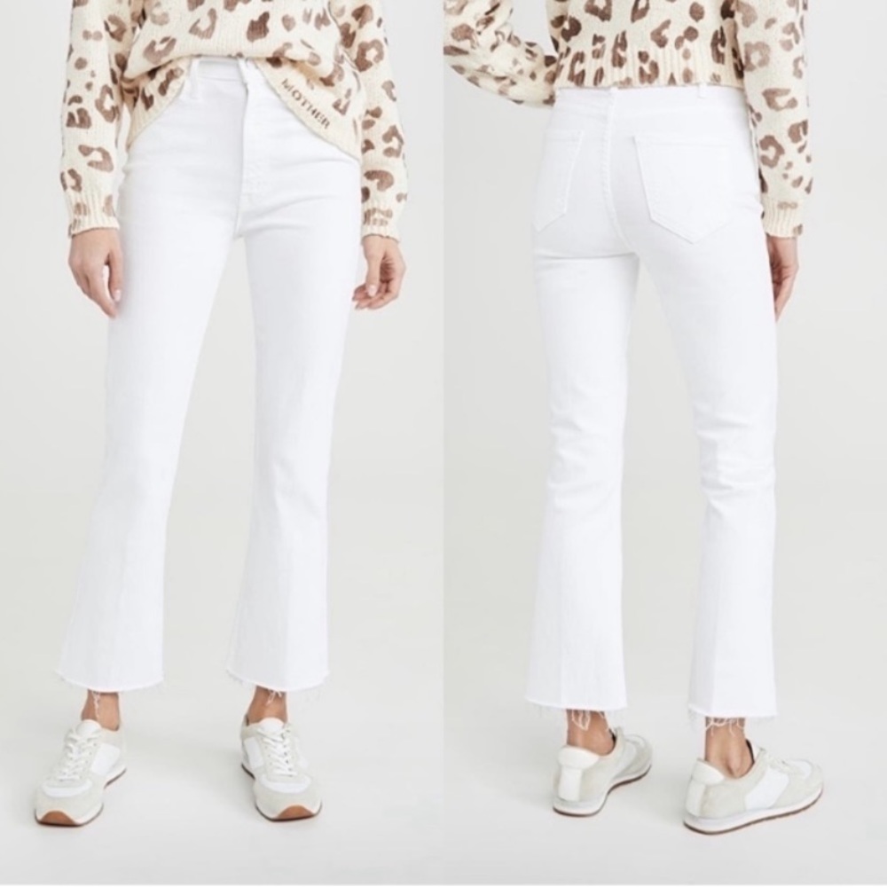 MOTHER The Hustler Ankle Fray Jeans in Fairest of
Them All